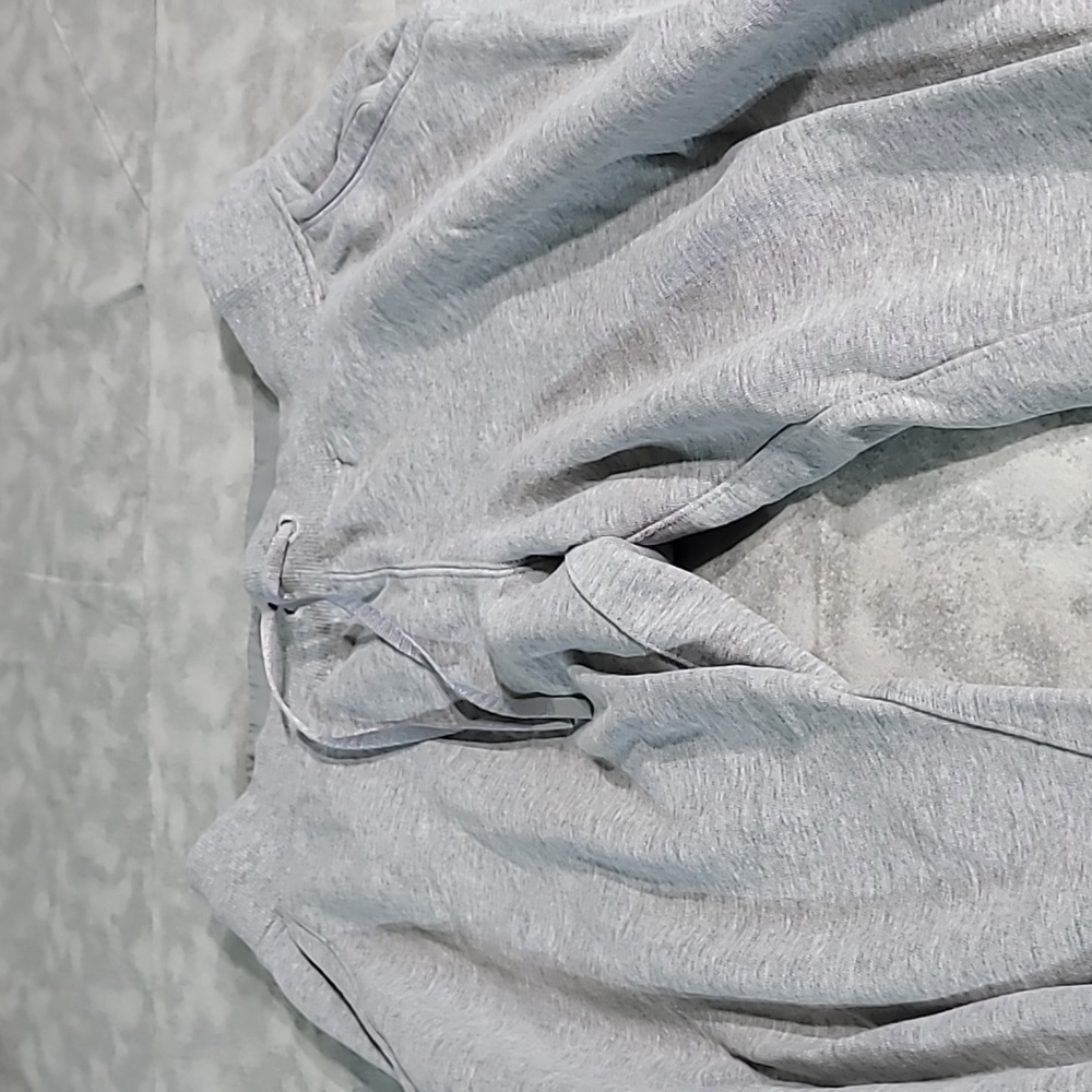 Gray sweatpants
